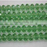 Green Faceted Fashion Crystal Glass Beads thumbnail-1