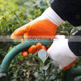 NMSAFETY EN 388 13 Gauge White Nylon Liner Orange Nitrile Glove/good Grip Glove thumbnail-1