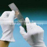 DDSAFETY 2017 Natural Bleach Cotton Interlock Reversible Hem Anti Static Safety Gloves thumbnail-3