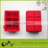 6 Holes Silicone Baby Freezer Tray/custom Big Ice Cube Tray