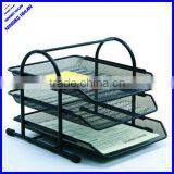 2015 Best Selling 3 Tier Office Metal Desk Tray,3 Layer File Tray thumbnail-1