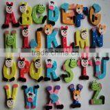 Child Educational Toy,26pcs Wooden Cartoon Alphabet A-Z Magnets thumbnail-6