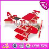 2017 New Design Build Kit Wooden Airplane Toy Funny Kids Wooden Airplane Toy Best Design Children Wooden Airplane Toy W03B064 thumbnail-1