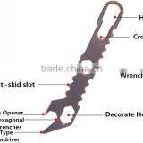 TK-2158 EDC Titanium Alloy Beer Opener Crowbar Screwdriver Multipurpose Pocket Survival Tool thumbnail-2