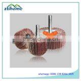 High Quality Calcined Aluminum Oxide Abrasive Flap Wheel on Shaft thumbnail-1