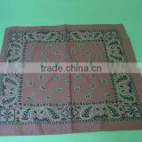 Hot Selling Screen Printing Leaf Bandanas in Black and White thumbnail-2