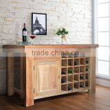 CONSOLE TABLE BOTTLE RACK RECLAIMED TEAK FURNITURE thumbnail-1