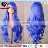 Colorful Fashion Cosplay Wig Bob Style Human Hair Wigs Cheap Party Wigs thumbnail-1