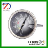 wholesale Clear high quality wine bimetal thermometer