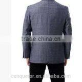 Micro-check Wool 'M Line' 3-Button Suit With Flat Front Pants (SHT1060) thumbnail-2
