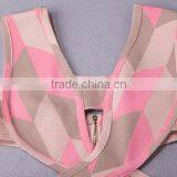 2015 New Fashion 2 Piece Set Knee Length Jacquard Rayon Bodycon HL Bandage Dress Cocktail Party Dress thumbnail-6