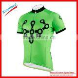 Custom Wholesale French Cycling Clothing From Kroad Manufacturer, Fluo Green Kits thumbnail-2