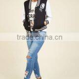 High Quality Printed Embroidery Custom Baseball Jackets thumbnail-1