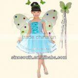 Girls Fairy Dresses With Wings thumbnail-1