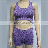 Latest Seamless Sexy Under Wear Ladies Active Bra Yoga Wear Sports Bra Set thumbnail-1