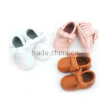 2017 Hot selling baby girls moccasins shoes in bulk