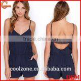 Wholesale Adjustable Strap Lace Embellished Adult Romper for Ladies thumbnail-1