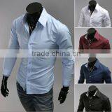 Wholesale Walson D46511a 2015 Long Sleeve Cheap Casual Shirts Wholesale Cotton Fashion Men Dress Shirt Plus Size Mens Shirts Qu thumbnail-3
