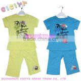 Girls Cute Summer 100%cotton Pajamas Popular Fancy Pajamas thumbnail-1