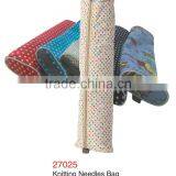 D&D Cotton Knitting Needles Bag Storage With Zipper thumbnail-1