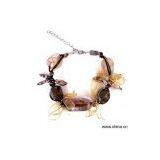 Sell Multicolor Acryli With Ribbon Bracelet thumbnail-1