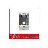 Corrosion Resistance Two Gang Weatherproof Junction Box With Aluminum Lacquer thumbnail-1