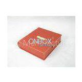 Personalized Wooden Book Shape PU Leather Wine Box / Alcohol Packaging Case thumbnail-1