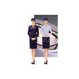 Polyester / Cotton Stylish Airline Flight Attendant Uniforms Skirt Suit thumbnail-1