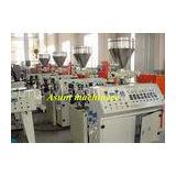 Twin screw corrosion resistance pvc pipe extruder machine by PLC control system