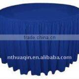 Satin Table Skirting Cover Table Skirts Round Table Linen