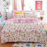 Indian Vantage Cotton Pink Color Stone Wash Elephant Patch Work Bed Cover Bed-sheet Bedding Set BS357 thumbnail-3