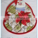 Printed 100 % Cotton Round Square Star Circle Shape Pot Holder in Oven Mitten thumbnail-3