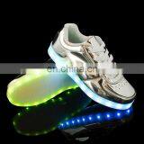 Melbourne Shuffle Ghost Step Dance Pink Micro PU Leather Luminous LED Shoes Sneakers Men Women Footwear thumbnail-3