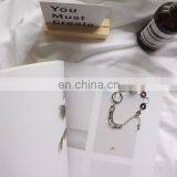 Temperament Design Bracelet Geometric Metal Marble Jewelry Female Simple Cold Wind Bracelet thumbnail-4