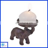 retro elephant candlestick decoration
