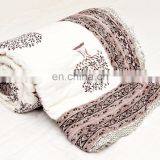 Indian Handmade Quilted Razai Jaipuri Tree Print 100% Cotton Winter Queen Quilt thumbnail-1