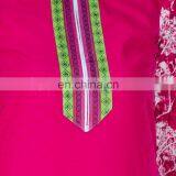 Wholesaler Indian Style Kurti Back Printed and Front Solid Border on Yoke & Bottom of Kurti thumbnail-3