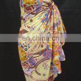 100% COTTON / 100% POLYESTER BEACH SARONG FOR PROMOTION thumbnail-1