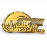 Die Cut Metal Trading Pins With Gold Plated thumbnail-2