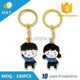 Newest Fashion Style Custom Metal Lovers Keychain thumbnail-1