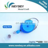 Cheap yoyo plastic badge pull reel with translucent color