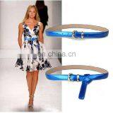 BT0632 Fashion Women Genuine Leather Belt Skinny Leather Belt for Garment Decorate thumbnail-3