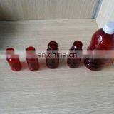 Plastic Dark Brown Color 100ml Pet Bottle for Liquid