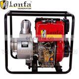 4 inch 186F portable 10HP diesel water pump set