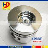 4D33T 4D33 Diesel Engine Piston Set Part No ME016895 Diameter 108mm