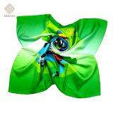 In Stock Own Design Artis Design Print Custom Printed Scarf Silk Scarf 90x90 Customs Data thumbnail-5