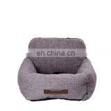 Pet Car Seat Travel Bed Dog Booster Car Seat With Clip-on Safety Leash,Car Seat Cover for Pets With Nonslip Bottom thumbnail-1