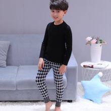 Children's Spring and Autumn Leggings Computer Jacquard Warm Leggings For Kids thumbnail-5