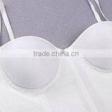 Summer Dress Hot Selling 2015 New Women Elegant and Sey White Lace Evening Party Bandage Dress Bandage Bodycon Women Wearing thumbnail-4