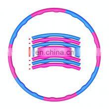 Hoop Quality Adult Children Thickened Detachable Adjustable Fitness Hoop Loop Plastic Weighted Hoop Hula Foam thumbnail-2